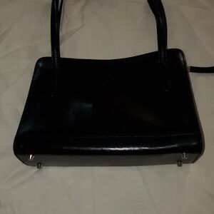 Mon Sac black leather purse